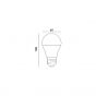 Energy saving (LED) light bulb K-Light LED2B GS E27 10W 3000K-800lm 
