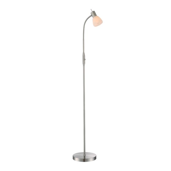 Floor lamp STL NICKEL-MATT, 1XE14 Globo 54533-1S
